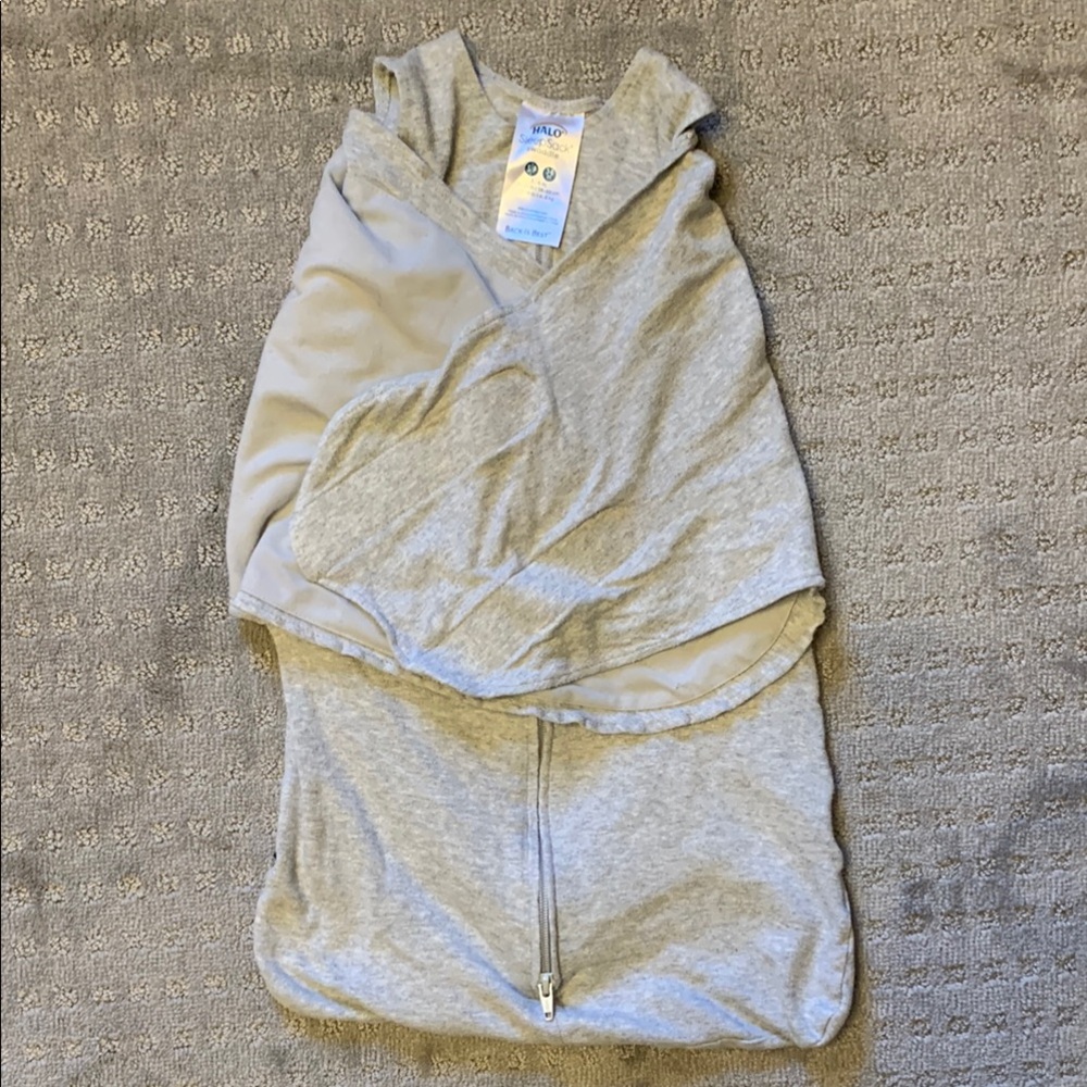 Halo SleepSack Wearable Blanket in Gray Size Small (3-6 months)